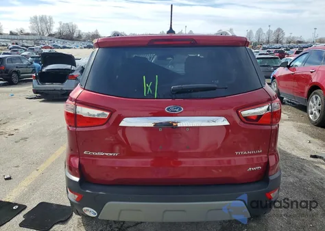 2018 Ford Ecosport Titanium из США, поврежденный, VIN MAJ6P1WL7JC192410